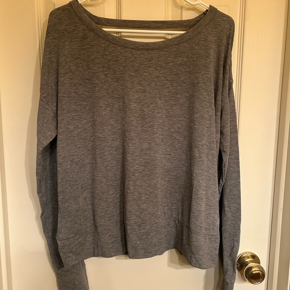 GAP Women's Gray Yoga Sweatshirt
